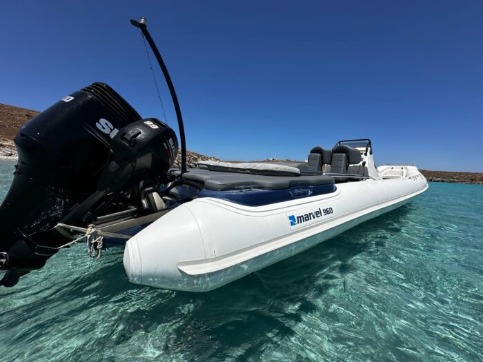 SPEEDBOAT SIDE VIEW 2 Mykonos Speed Boat Transfers